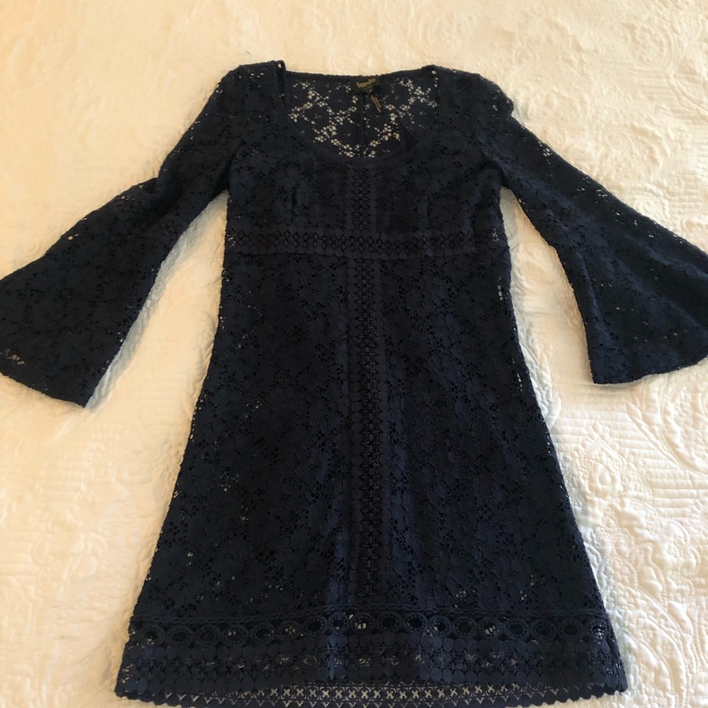 Navy Lace Dress